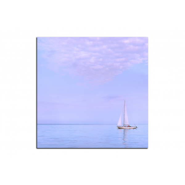 Obraz na plátně - Plachetnice na moři - čtverec